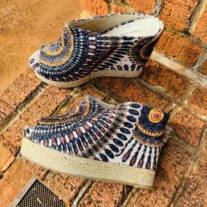 Chinese Laundry Kabooom Women’s Wedge Boho Sandals Size 8